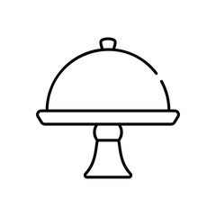 Cake Dom vector icon