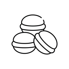 Macaron vector icon