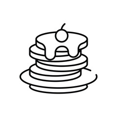 Pancake vector icon