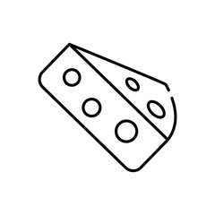 Cheese vector icon