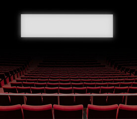 上映前の、誰もいない映画館

