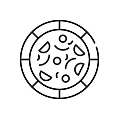 Pizza vector icon