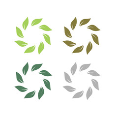 NATURAL ECO BIO PRODUCT BADGE SIGN SYMBOL LOGO VECTOR ISOLATED ON WHITE