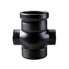pvc elbow isolated on Transparent Background.