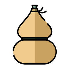 chinese new year jug icon	