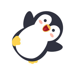 Cute Happy Penguin Cartoon animal