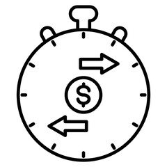 real time transaction Icon