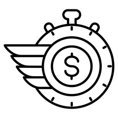 Fototapeta premium instant payment Icon