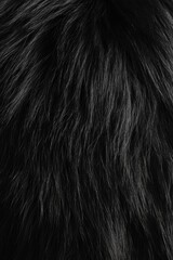 Naklejka premium Up-close view of animal fur with a focus on the individual hairs and texture.