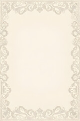 Filigree journal page frame