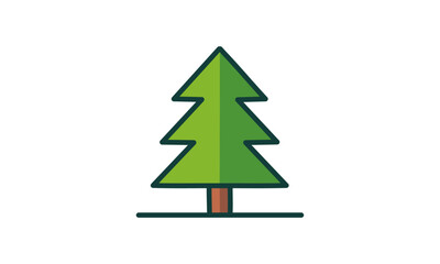 Simple Tree vector art