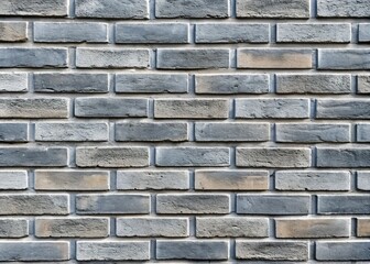 Obraz premium Grey Brick Wall Texture: Seamless Design for Interior & Exterior Cladding, Paving Tiles & More