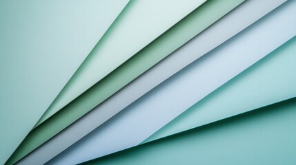 Obraz premium Smooth Gradient of Light Blue to Mint Green in Minimalist Raw Style
