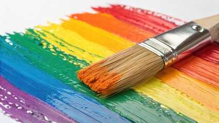 Fototapeta premium Abstract Paint Strokes - Dynamic Colors