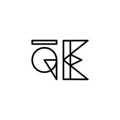 QE monogram logo design letter text name symbol monochrome logotype alphabet character simple logo