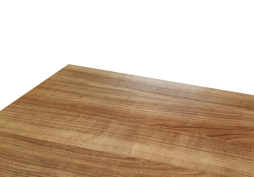 top view of wooden table top showing corner of table isolated on background with clipping path. wood texture table background. wooden table surface for product display. empty counter.