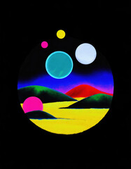 Colorful abstract illustration