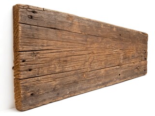 Rustic wooden plank sign, double-exposed with nature's beauty.