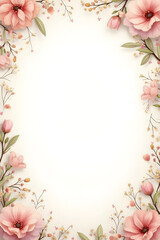 pink rose border journal page