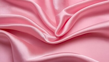 Obraz premium A close up of a pink satin fabric with a pink satin fabric 5