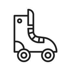 Skates icon vector image. Suitable for mobile apps, web apps and print media.