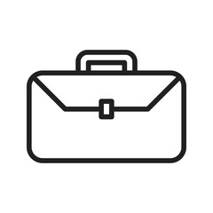 Suitcase icon vector image. Suitable for mobile apps, web apps and print media.