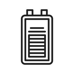 Batteries icon vector image. Suitable for mobile apps, web apps and print media.