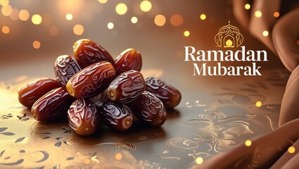 Ramadan poster of handful of dates ,Ramadan template 2025,header or banner of Ramadan Karim,Ramadan Mubarak wallpaper,background of Ramadan mubarak,Ramadan poster 2025,soulful emerald green,