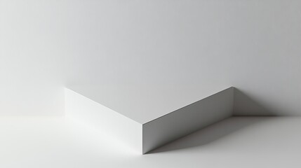 Minimalist White Stage The Perfect Product for Displaying Your Work