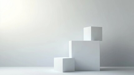 Minimalist White Stage The Perfect Product for Displaying Your Work