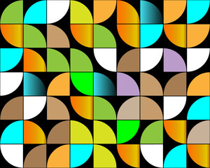 Abstract geometric pattern design background.