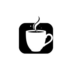 Coffee Mug Design: A Simple Yet Elegant Logo for Coffee Shops and Cafes. Perfect for branding and marketing materials.