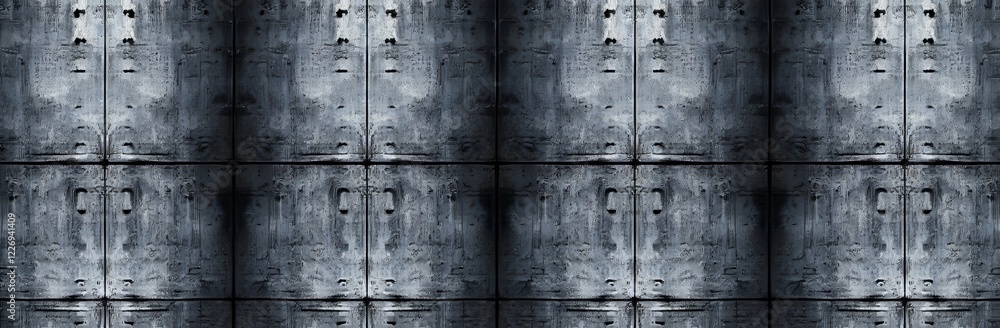 Poster horizontal design featuring a cement and concrete texture used as a pattern and background