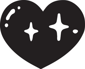 Simple and unique heart vector illustration special for valentines day