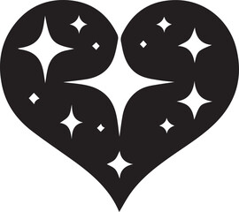 Simple and unique heart vector illustration special for valentines day