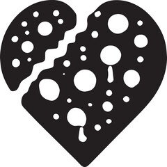 Simple and unique heart vector illustration special for valentines day