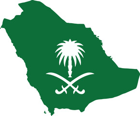 Saudi Arabia Map Vector &ndash; High-Quality Geographic Illustration