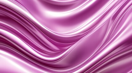 Abstract Purple Swirling Silk Fabric Design