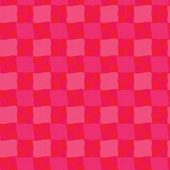 Seamless vector background. Abstract geometric pattern with red squares.
