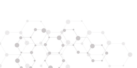 Abstract technology background with hexagons. modern geometric hexagon shape Poster, wallpaper, Landing page. geometric hexagonal, triangle, shape. Vector illustration. can be used in cover design.