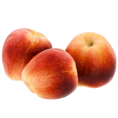3d render apple with transparent background