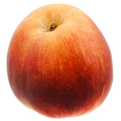 3d render apple with transparent background