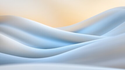 Obraz premium Soft Ethereal Glow of White and Blue Light Swirling Across a Peaceful Dreamy Background