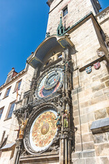 Detail of the Prague Astronomical Clock in the Old Town,Prague
