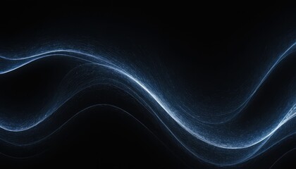 Blue Luminescence Abstract Dot Particle Design on Dark Background
9