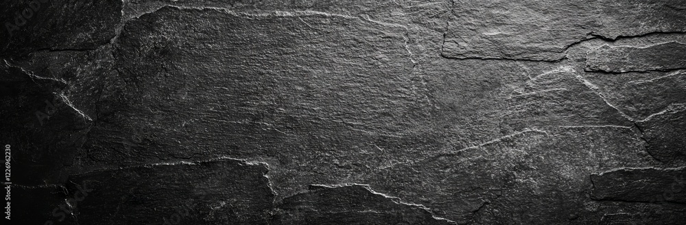 Poster a horizontal black stone texture serves as the pattern and background