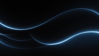 Blue Luminescence Abstract Dot Particle Design on Dark Background
2