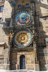 Detail of the Prague Astronomical Clock in the Old Town,Prague