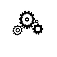 Interlocking Gears: A Symbol of Precision Engineering and Industrial Technology.  Perfect for mechanical, engineering, and technology-related projects.