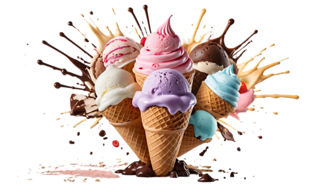 Sweet Ice Cream Explosion Delight